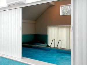 <span class=keywords><strong>Porte</strong></span> intérieure en plastique et aluminium, pliable et facile à plier, en bois, pour la salle <span class=keywords><strong>de</strong></span> <span class=keywords><strong>douche</strong></span> - Product Image 6