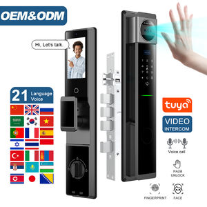 Cerradura Inteligente para Puerta <span class=keywords><strong>Exterior</strong></span> Digital con Reconocimiento Facial 3D por Vena de la Palma Tolink, WiFi Tuya, Impermeable, con Cámara y Huella Dactilar - Product Image 1