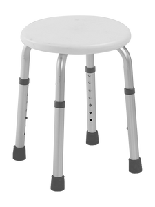 เก้าอี้อาบน้ำพลาสติก ที่นั่งนิรภัยสำหรับอาบน้ำ ปรับความสูงได้ โครงอะลูมิเนียมชุบอโนไดซ์ กันลื่น เก้าอี้อาบน้ำอะลูมิเนียม - Product Image 5