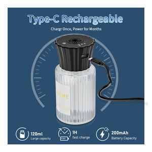Diffuseur <span class=keywords><strong>d</strong></span>'aromathérapie portable rechargeable pour voiture et hôtel, machine à aromathérapie en verre, alimentation USB/<span class=keywords><strong>batterie</strong></span>, diffuseur <span class=keywords><strong>d</strong></span>'huiles essentielles, purificateur <span class=keywords><strong>d</strong></span>'<span class=keywords><strong>air</strong></span> - Product Image 5