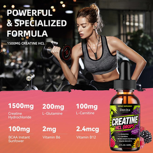Creatina HCL en Gotas Líquidas de Marca Privada OEM ODM, 1500 mg con L-Carnitina, L-Glutamina, BCAA, Sabor a Bayas, Impulso de Energía Muscular - Product Image 3