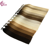 FH # Extensions de cheveux humains Nano Tip DU Highlight 22 pouces 100g Cuticule Mirco Beads Nano Rings Remy Cheveux humains en stock
