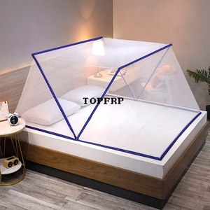 Moustiquaire pliable sans fond pour lit à baldaquin, installation facile, en promotion - Product Image 4