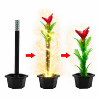 Vente directe d'usine : Accessoire de magie pour apparaître des fleurs, baguette magique de petite taille pour faire apparaître des fleurs, idéal pour les spectacles de magie pour enfants.