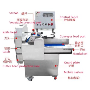 Professionnel électrique persil poireau vert <span class=keywords><strong>oignon</strong></span> concombre chou trancheuse de légumes déchiqueteuse machine de découpe feuille coupe-légumes - Product Image 2