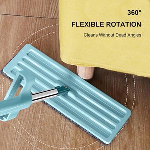 Household Cleaning ToolHand Free Squeeze Cleaning <b>Floor</b> <b>Mop</b> Microfiber Window Cleaning Lazy <b>Mop</b> Microfiber Flat <b>Mop</b> - Product Image 3