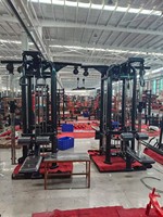 Máquina de Entrenamiento de Fuerza de Acero Multifuncional de Múltiples Estaciones con Formación de Cinco Personas con Doble Cuerda Dividida para Gimnasio Comercial Modelo: L1091C