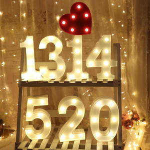 Luces digitales nglish del alfabeto, luces led <span class=keywords><strong>de</strong></span> modelado <span class=keywords><strong>de</strong></span> símbolos para boda y noche, propuesta <span class=keywords><strong>de</strong></span> fiesta <span class=keywords><strong>de</strong></span> cumpleaños, luces Ove - Product Image 2