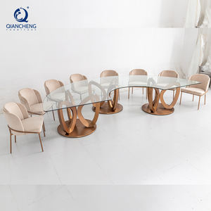 أثاث فندقي فاخر وعصري من الشركة المصنعة الصينية، طاولة طعام وكراسي لحفلات الزفاف والمناسبات مع رف للنبيذ وبار لتقديم الكعك - Product Image 3