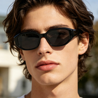 Lunettes de vue pour hommes de haute qualité, design classique surdimensionné, monture optique en acétate Mazzuchelli vintage