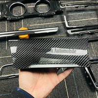 Kit de Molduras Interiores de Fibra de Carbono de Alta Calidad para Volkswagen Golf MK7