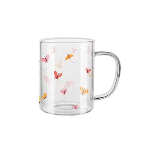 Tasses à café et à thé <span class=keywords><strong>en</strong></span> verre isolées 250 ml, mugs à café <span class=keywords><strong>en</strong></span> <span class=keywords><strong>gros</strong></span>, résistants à la chaleur, vaisselle <span class=keywords><strong>en</strong></span> verre transparent, nouveau design élégant avec <span class=keywords><strong>impression</strong></span> - Product Image 6