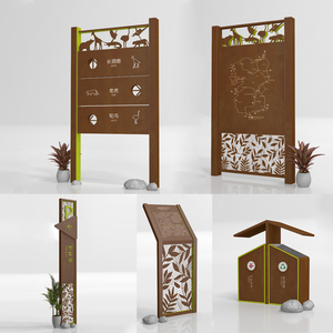 Led Pylon Illuminated Signage Thiết Kế Hiện Đại Pylon Wayfinding Ngoài Trời Led Kỹ Thuật Số Pylon Đăng Chi Phí - Product Image 2