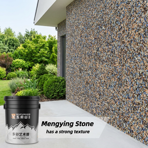 Pintura Artística de Piedra de Cristal Wufushan con Textura Mineral Reflectante, Adecuada para Acabados de Paredes en Vestíbulos de Hoteles y Villas - Product Image 3