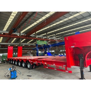 Venta caliente en Kazajstán Remolque <span class=keywords><strong>de</strong></span> camión <span class=keywords><strong>de</strong></span> <span class=keywords><strong>cama</strong></span> baja extendida <span class=keywords><strong>de</strong></span> 7 ejes Remolque <span class=keywords><strong>de</strong></span> <span class=keywords><strong>arrastre</strong></span> Remolque <span class=keywords><strong>de</strong></span> <span class=keywords><strong>cama</strong></span> baja - Product Image 3