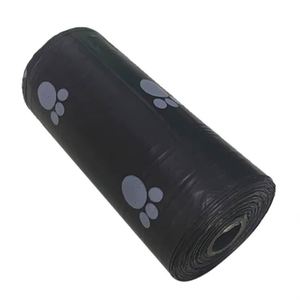 Bolsas para Desechos de Perros Ecológicas y Portátiles, sin Perfume, Negras, Biodegradables, de Plástico Sostenible, para Perros y Gatos - Product Image 1