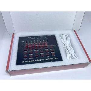 Mezclador de Audio de Alta Calidad Clavax CLSC-V8-<span class=keywords><strong>PLUS</strong></span>, Equipo de Consola de Sonido para Escenario en Vivo, Estudio, Mezclador de Audio para <span class=keywords><strong>DJ</strong></span> - Product Image 4