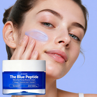 Crème Visage et Corps au Peptide de Cuivre Bleu et Bakuchiol OEM/ODM avec Collagène GHK-Cu Raffermissant et Hydratant – Soin Anti-Âge Coréen