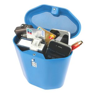 <span class=keywords><strong>Caja</strong></span> de Seguridad Portátil para Viajes a la <span class=keywords><strong>Playa</strong></span>, Bolsa de Plástico con Cierre Antirrobo para Objetos de Valor - Product Image 1