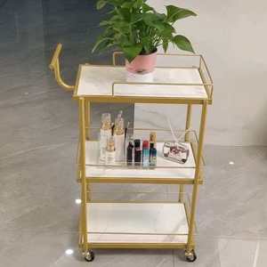 Carrito de Belleza Móvil, Equipo de Salón de Belleza, Soporte para Peluquería, Carrito para Herramientas de Manicura, Estante de Almacenamiento para Snacks - Product Image 6