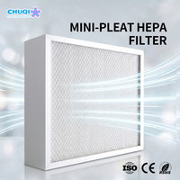 Filtros de Aire HEPA H13 H14 y ULPA U16 Resistentes a Altas Temperaturas para Sistemas de Ventilación, Tamaños Personalizados Disponibles