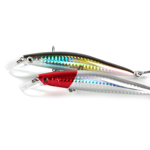 Leurre <span class=keywords><strong>de</strong></span> pêche en <span class=keywords><strong>mer</strong></span> Minnow appât dur coulant leurre Minnow 100mm <span class=keywords><strong>Silence</strong></span> pour bar - Product Image 4