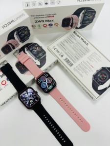 2025 ZW9max Reloj inteligente IPS Monitoreo de fitness Ritmo cardíaco Carga inalámbrica Hombres Mujeres Compatibilidad con todos los teléfonos - Product Image 3
