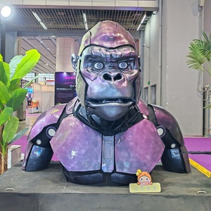 Statue réaliste de gorille <span class=keywords><strong>King</strong></span> Kong de 2 m pour la décoration intérieure de parcs à thème d'Halloween, taille personnalisée - Product Image 4