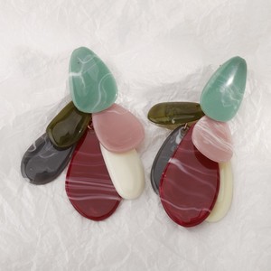 Boucles d'oreilles en résine <span class=keywords><strong>ZAA</strong></span> en forme de goutte d'eau, colorées et exagérées - Product Image 3