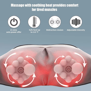 2025 uso doméstico eléctrico personalizado cuello y hombro masaje cinturón ajustable para recuperación muscular de cuerpo completo cuello y hombro masajeador - Product Image 5