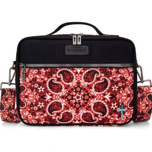Housse de Bible à deux compartiments pour femmes BSCI, grande pochette pour Bible avec bandoulière et poignées, sac de transport pour Bible - Product Image 1