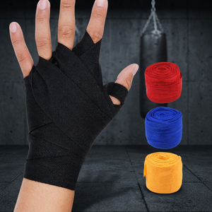 Bandages de boxe unisexes en coton imprimé personnalisé, flexibles, pour la protection des mains lors de l'entraînement et des combats de Muay Thai - Product Image 4
