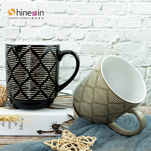 Taza de cerámica nórdica de gres porcelánico, taza de café de cerámica, juego de regalo de <span class=keywords><strong>tazas</strong></span> de cerámica - Product Image 2