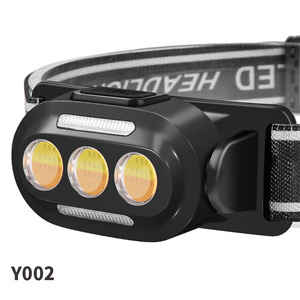 Yunmai Led Headlamp Cob Plus Led Rechargeable Compact Lightweight Multi Light Source Warm White For Outdoor <b>Camping</b> Hiking - Product Image 3