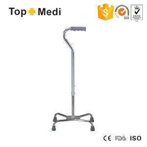Seguridad sci humanistic design bow portable large Base Ceca Walker walk Quad cane for persons over age - Product Image 2