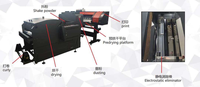 Nouvelle imprimante DTF automatique HJD rouleau-à-rouleau avec garantie d'un an, compatible Epson, pour textiles acryliques/étiquettes adhésives, 220V, multicolore