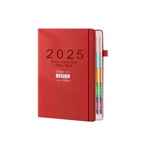 Planificador de Calendario Semanal Personalizado 2025 - Una Página por Día, Gestión del Tiempo de 365 Días para Oficina, Mujeres y Hombres - Product Image 1