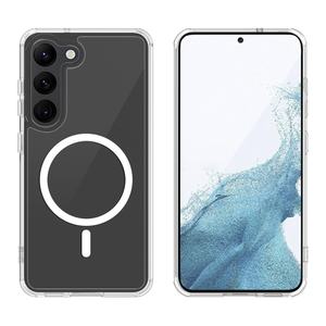 Funda protectora de PC magnética transparente dos en uno de lujo para <span class=keywords><strong>Samsung</strong></span> S23Fe para Galaxy S25Plus aplicable en el extranjero agarre de teléfono - Product Image 5