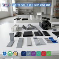 Profilé d'extrusion PVC sur mesure, bande de protection en plastique UHMWPE à très haute masse molculaire pour installations de télécommunications, anneau quadruple