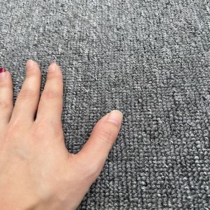 Tapis de salon bleu à poils bas, accessoire Commercial en Pp, avec boucle robinetterie pour bureau et maison - Product Image 1