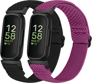 Vente directe d'usine, sangle <span class=keywords><strong>en</strong></span> nylon élastique réglable pour <span class=keywords><strong>Fitbit</strong></span> Inspire 3/Inspire 2/Inspire/Inspire HR/Ace 2/Ace 3 - Product Image 1