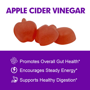 Custom OEM Formula Apple Cider Vinegar Gummies with The Mother Digestive Support Metabolism Aid Private Label ACV Gummies - Product Image 4
