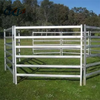 Installation facile Tuyau carré Bétail Cheval Rail Clôture Porte Ferme Champ Bétail Panneaux pour treillis et portes