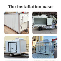 Unité de réfrigération électrique DEFU avec thermostat pour camion et fourgonnette, système de refroidissement 12V/24V