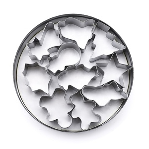 Per bambini ragazzi ragazze vacanze invernali <span class=keywords><strong>fiocco</strong></span> <span class=keywords><strong>di</strong></span> <span class=keywords><strong>neve</strong></span> in rilievo fatto a mano fai da te Sugarcraft stantuffo stampo stampino per biscotti - Product Image 3