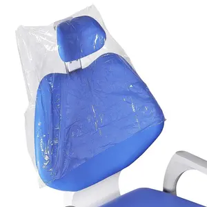 Водонепроницаемые чехлы на стулья 125 шт., пластиковые прозрачные одноразовые чехлы на половину стула