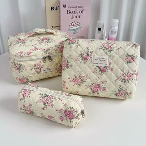 Sac de voyage cosmétique à poignée décoré d'un nœud, compartimentable, pour produits de soin de la peau, vente en gros d'usine - Product Image 6