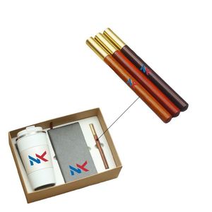 New Year Employee Box 3 Pieces <b>White</b> Luxury Business Tumbler Welcome Gift for Office - Product Image 3