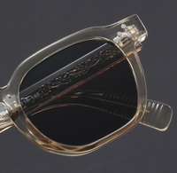 Lunettes de soleil unisexes tendance, protection UV400, lunettes de soleil de haute qualité, monture CP, verres PC, lunettes de soleil carrées