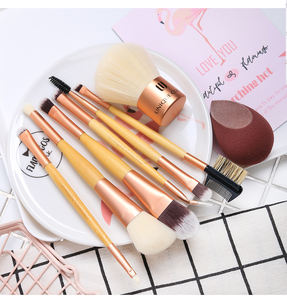 Pinceaux de maquillage, collection de pinceaux cosmétiques, étiquette privée, fabriqué en chine, lot de 9 pièces - Product Image 6